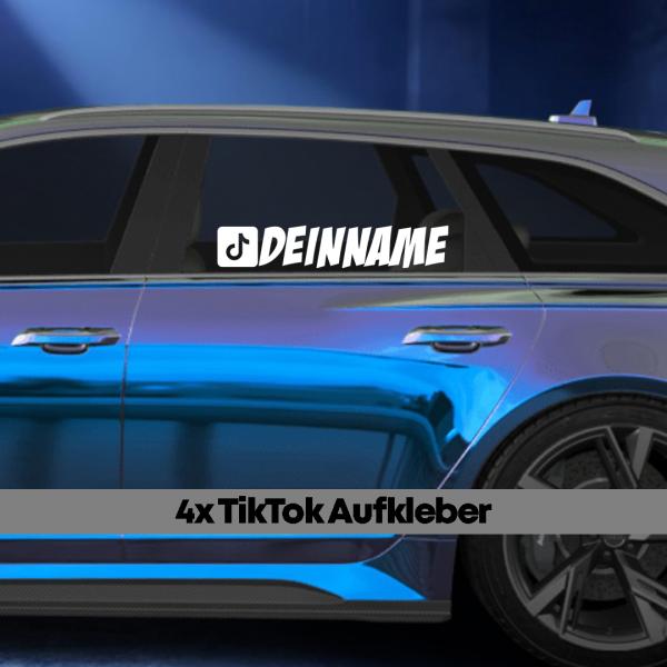 TikTok Aufkleber - 4er Set